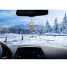 Tenna Tops Blue Owl Car Antenna Topper / Cute Dashboard Accessory 